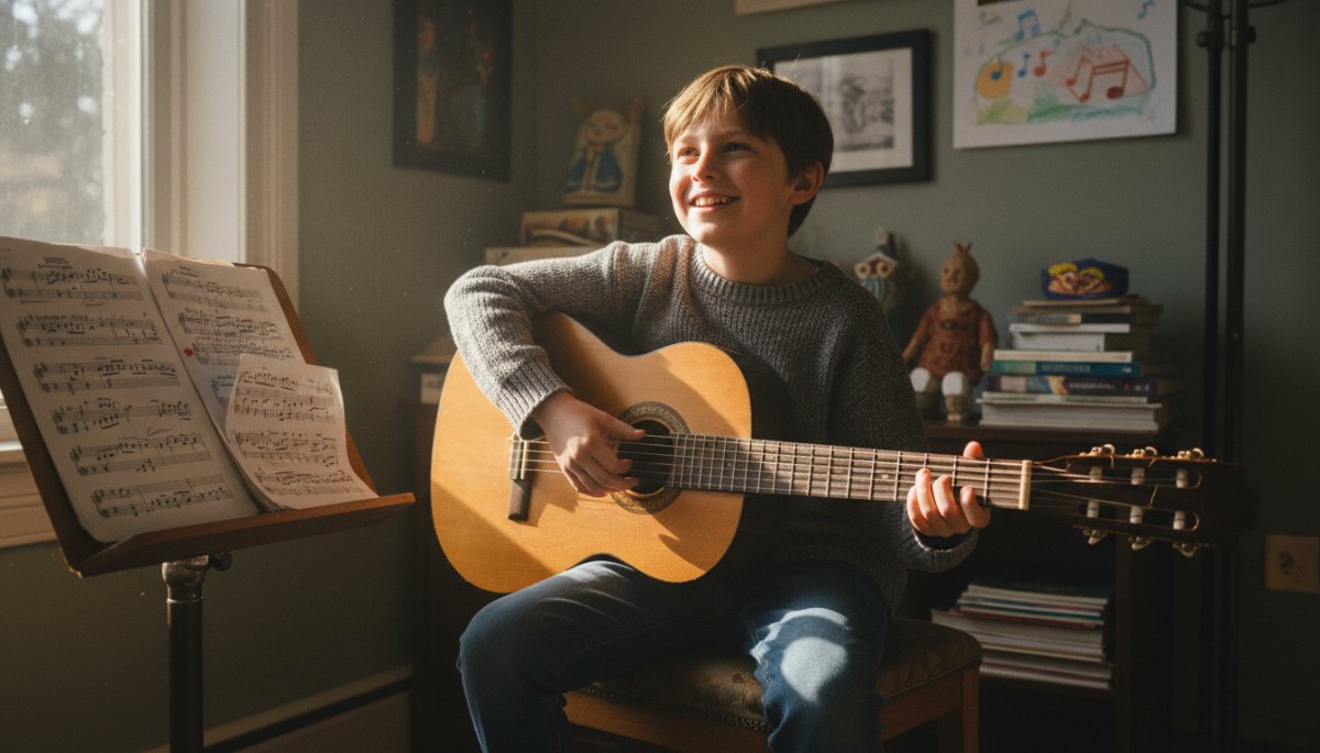 音楽を通じて成長する子どもの表情