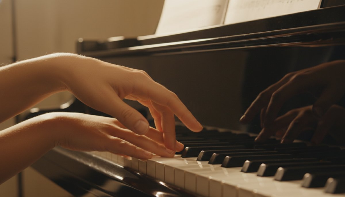 静岡市駿河区のピアノ教室でオーダーメイドレッスンを受ける生徒の様子