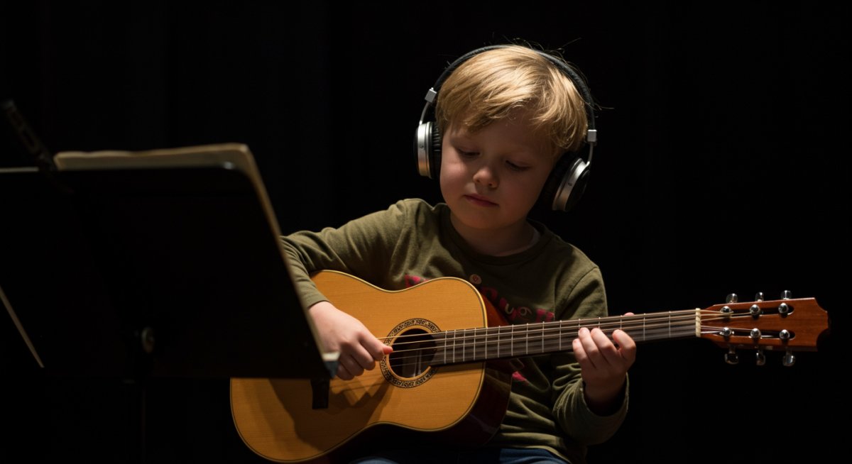 音楽を通じて感情表現をしている子どもの様子