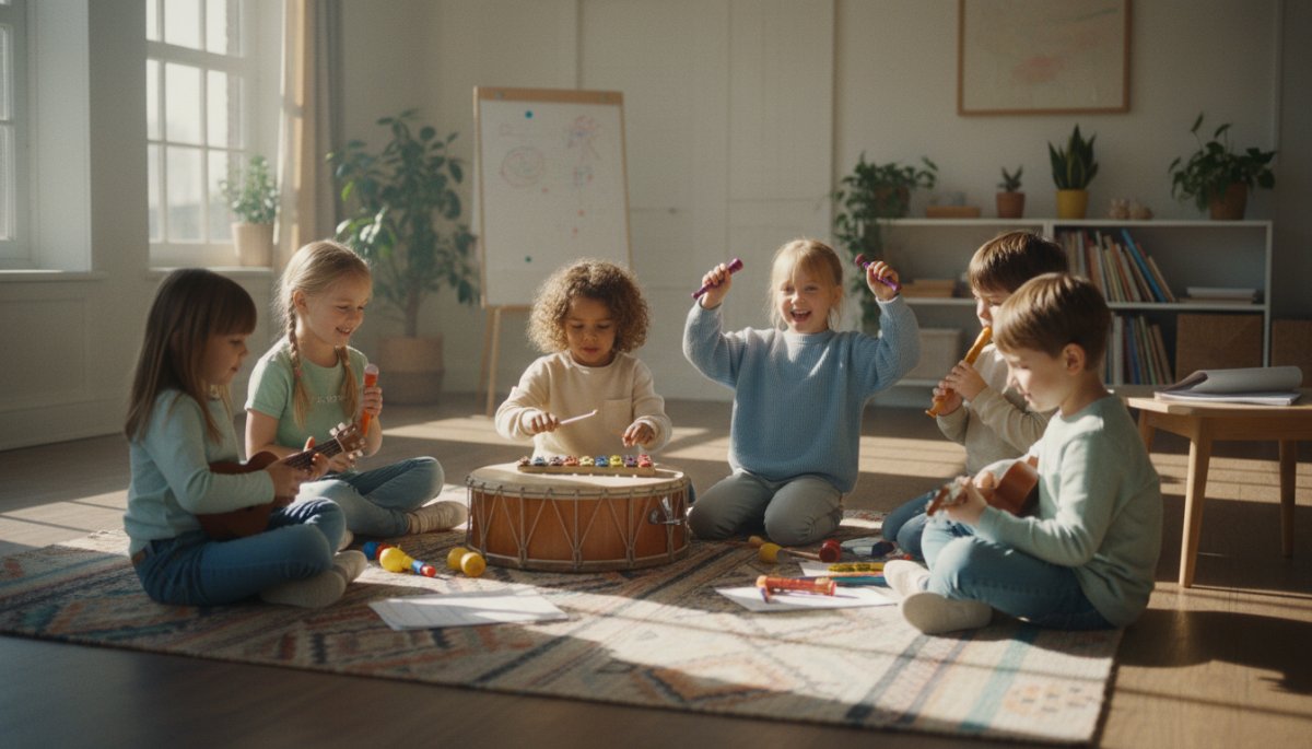 音楽活動を通じて協調性を育む子どもたち