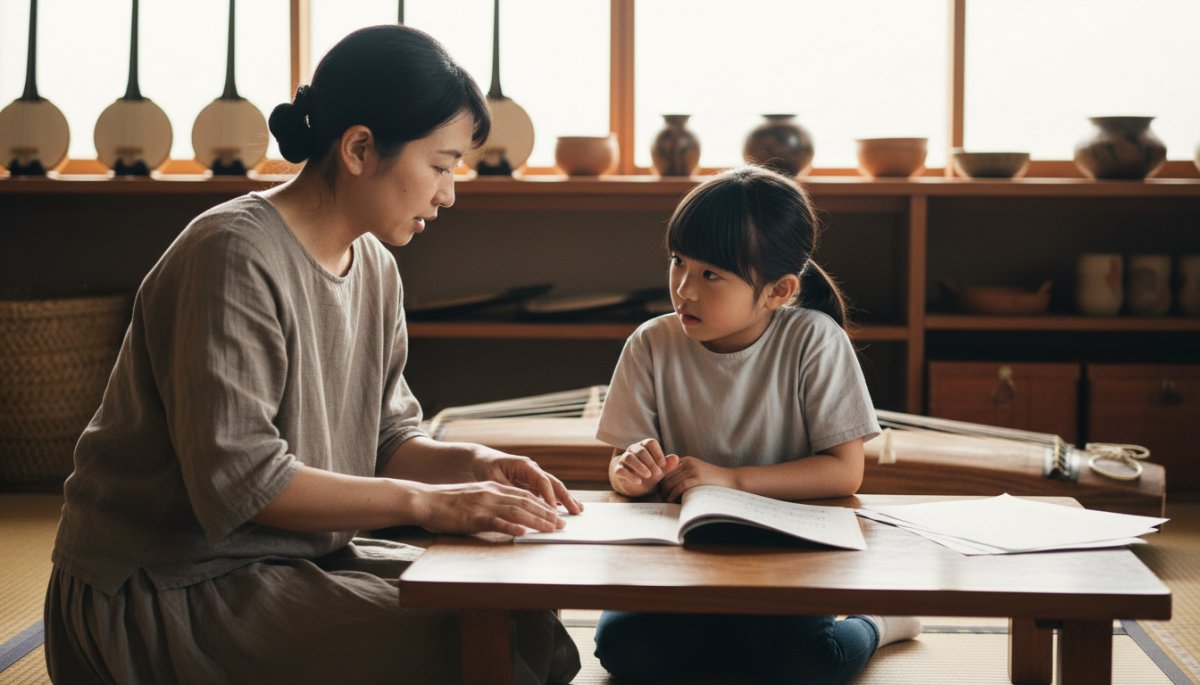 子どもの個性を大切にする音楽指導の様子